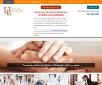 Urologypc.net(Knoxville Urologist) Screenshot