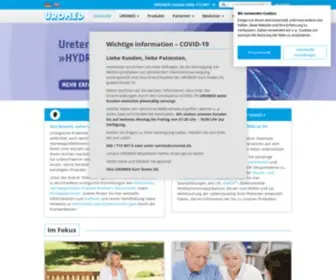 Uromed.de(Urologische Medizinprodukte und Hilfsmittel) Screenshot