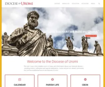 Uromidiocese.org(Catholic Diocese of Uromi) Screenshot