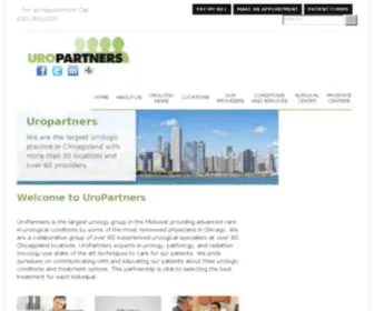 Uropartners.com(Urology Chicago) Screenshot