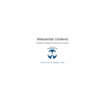 Urosevic.net(Aleksandar Uro) Screenshot