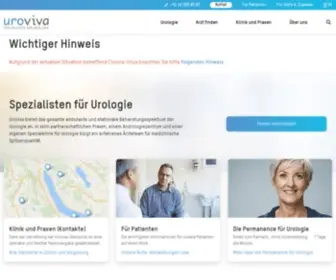 Uroviva.ch(Die urologen in zürich und umgebung) Screenshot