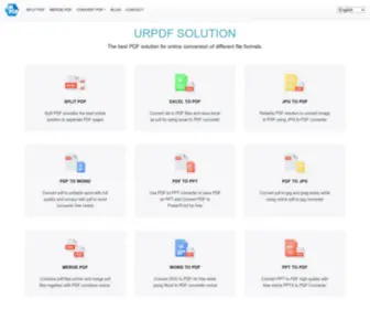 URPDF.com(Free online PDF tools) Screenshot