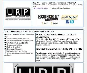 Urpdist.com(URP Music Distributors) Screenshot