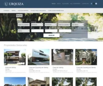 Urquiza.com.ar(Urquiza Propiedades) Screenshot