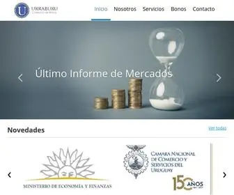 Urraburu.com.uy(Corredor de Bolsa S.R.L) Screenshot