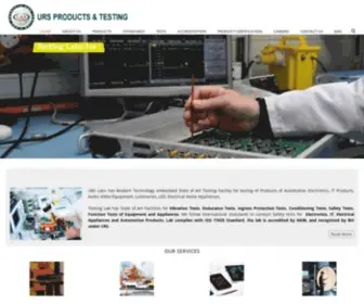 URS-Labs.com(URS Products and Testing Private Limited) Screenshot