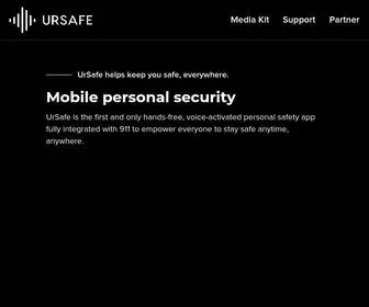 Ursafe.com(Personal Safety App) Screenshot