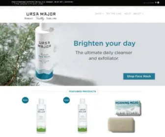 Ursamajormen.com(Ursa Major Skincare) Screenshot