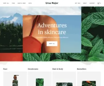 Ursamajorvt.com(Ursa Major Skincare) Screenshot