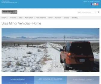 Ursaminorvehicles.com(Ursa Minor Vehicles) Screenshot