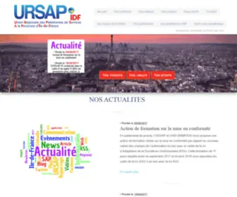 Ursap-IDF.fr(Ursap IDF) Screenshot