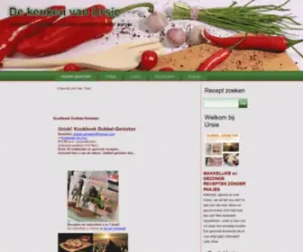 Ursie.nl(Nieuwste recepten) Screenshot