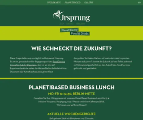 Ursprung-Berlin.com(Ursprung Berlin) Screenshot