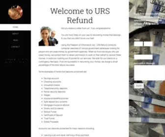 Ursrefund.com(Just another WordPress site) Screenshot