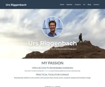 Ursrig.com(Urs Riggenbach Home) Screenshot