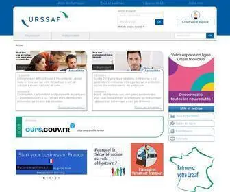 Urssaf.fr(Accueil) Screenshot