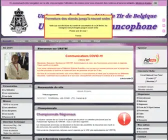 URSTBF.org(Union Royale des Sociétés de Tir) Screenshot