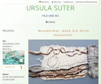 Ursula-Suter.ch(Filz und so) Screenshot