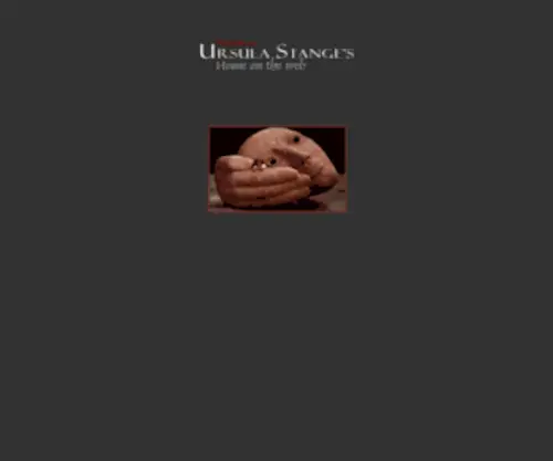 Ursulastange.com(Ursula Stange's Home on the web) Screenshot