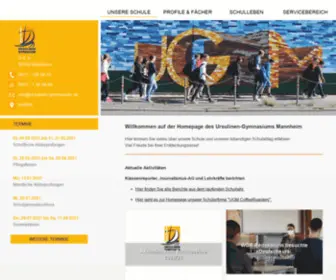 Ursulinen-GYmnasium.de(Ursulinen-Gymnasium Mannheim) Screenshot