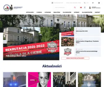 Urszulanki.szkola.pl(Liceum Ogólnokształcące Sióstr Urszulanek SJK w Pniewach) Screenshot