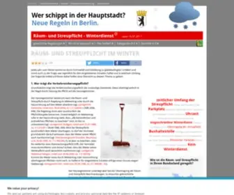 Urteile-Zum-Winterdienst.de(Alle specials zu haftung (in zusammenhang mit einer person oder institution)) Screenshot