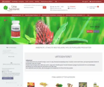 Urtesenteret.no(Helsekost kosttilskudd vitaminer aminosyrer urter) Screenshot
