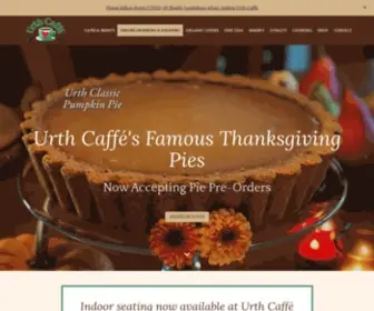 Urthcaffe.com(Urth Caffe) Screenshot