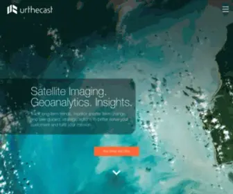 Urthecast.com(The Earth Video Camera (pronounced "earthcast")) Screenshot