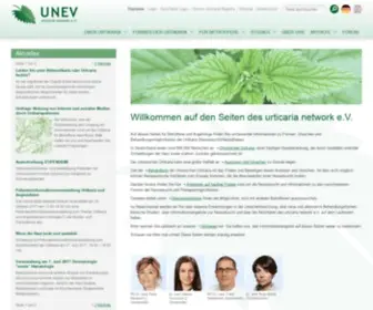 Urtikaria.net(Urticaria network e.V) Screenshot