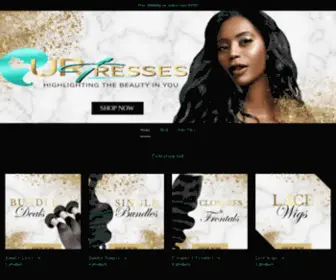 Urtresses.com(Ur Tresses) Screenshot