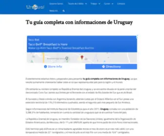 Uruguai.online(✅ Tu guía completa con informaciones de Uruguay) Screenshot