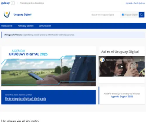 Uruguaydigital.uy(Uruguay Digital) Screenshot