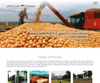 Uruguaytimber.com(Uruguay Farms) Screenshot