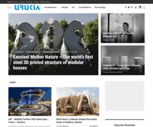 Urukia.com(Contemporary Architecture Magazine) Screenshot