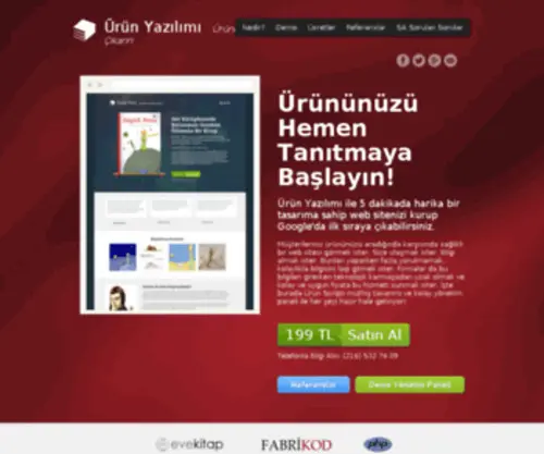 Urunyazilimi.com(Ürün Yazılımı) Screenshot