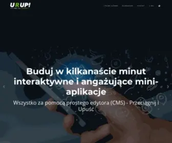 Urup.com(Re-imagining Consumer Engagement) Screenshot