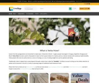 Urushop.co.uk(Yerba Mate Shop) Screenshot