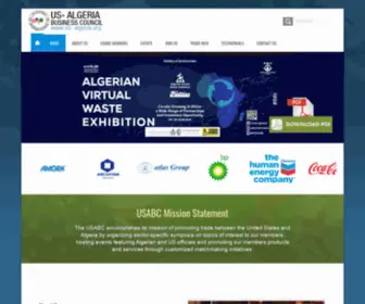 US-Algeria.org(US-Algeria Business Council) Screenshot