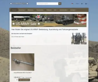 US-Army-Sale.de(Ausrüstung) Screenshot