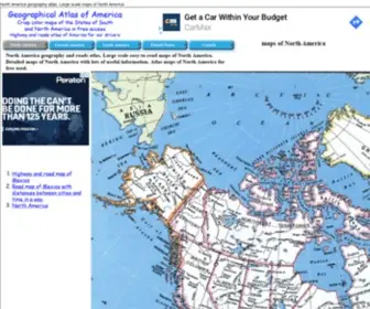 US-Atlas.com(Map of USA and Canada with cities) Screenshot