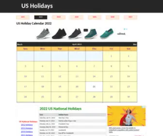 US-Holiday-Calendar.com(US Holiday Calendar) Screenshot