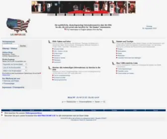US-Infos.de(Umfassende Informationen zur USA in deutscher Sprache) Screenshot