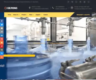 US-Machines.com(GR Brand as a Chinese machinery supplier of filling capping labeling packaging machines) Screenshot