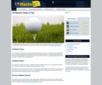 US-Masters-Golf.com(US Masters Golf) Screenshot