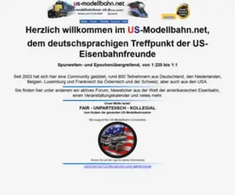 US-Modellbahn.net(Herzlich willkommen im deutschsprachigen US) Screenshot
