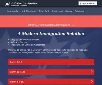 US-Onlineimmigration.org(U.S ImmigrationForms) Screenshot
