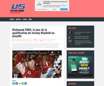 US-Racing.com(L’actualité de la NASCAR et des sports automobiles américains) Screenshot