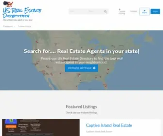 US-Realestatedirectory.com(Search for US Real Estate Agents in your neighborhood. US Real Estate Directory) Screenshot